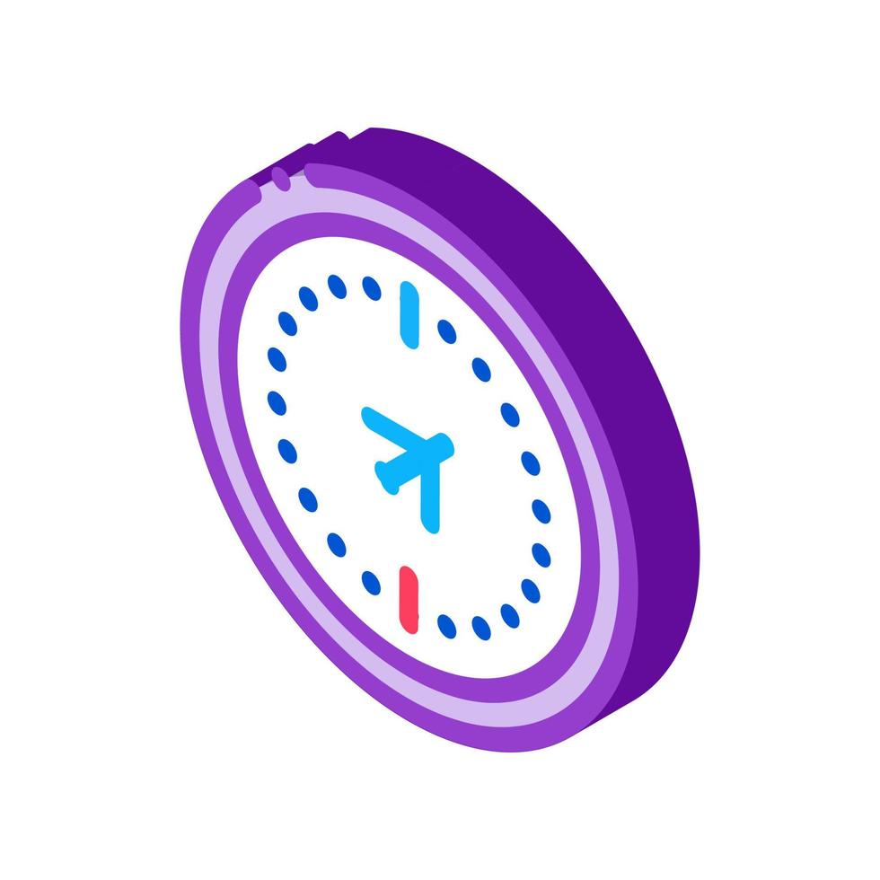 air navigation compass isometric icon vector illustration