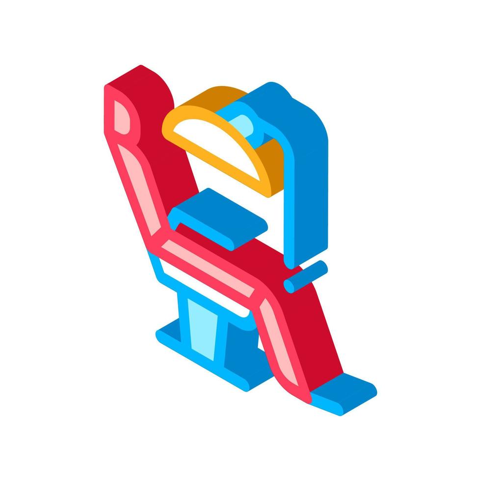 Stomatology Dentist Chair isometric icon vector illustration