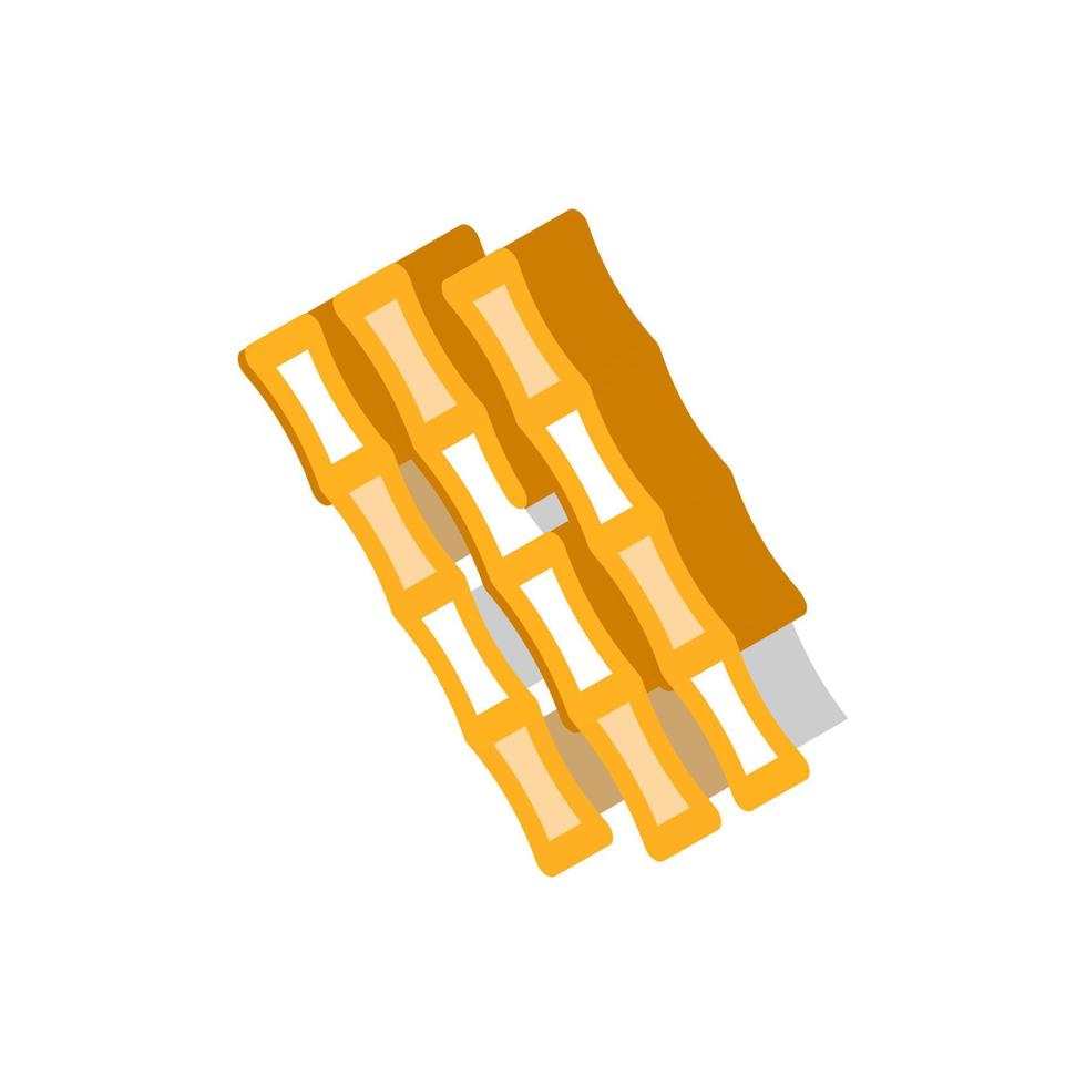 Sugar Cane Sticks isometric icon vector illustration