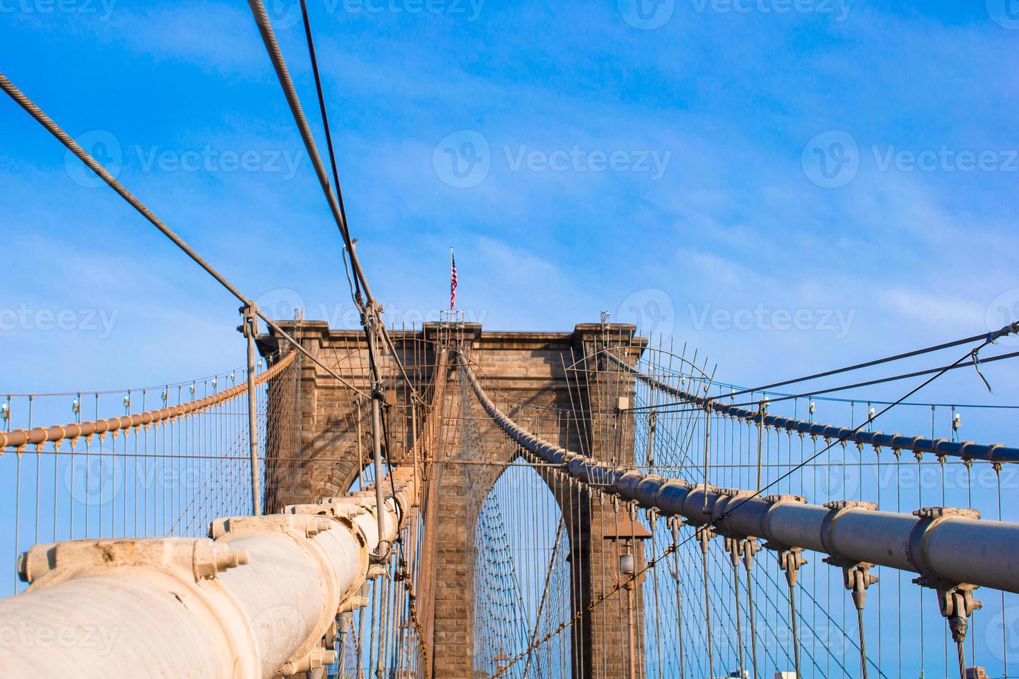 The Brooklyn bridge, New York City, USA photo