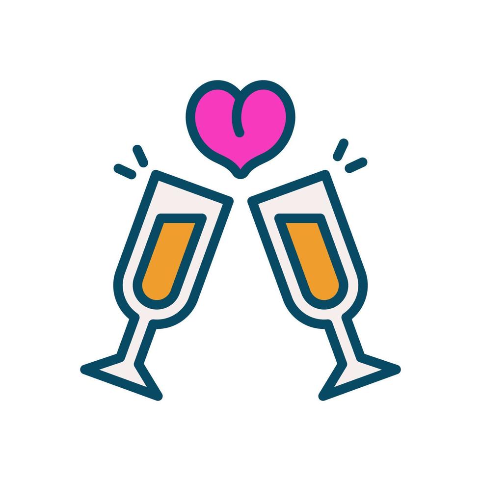 champagne icon for your website, mobile, presentation, and logo design. vector