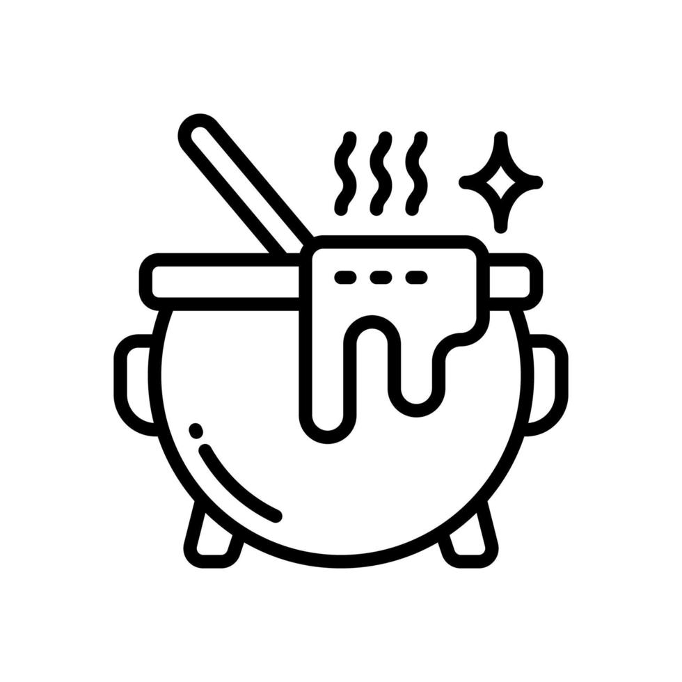 cauldron icon for your website, mobile, presentation, and logo design. vector