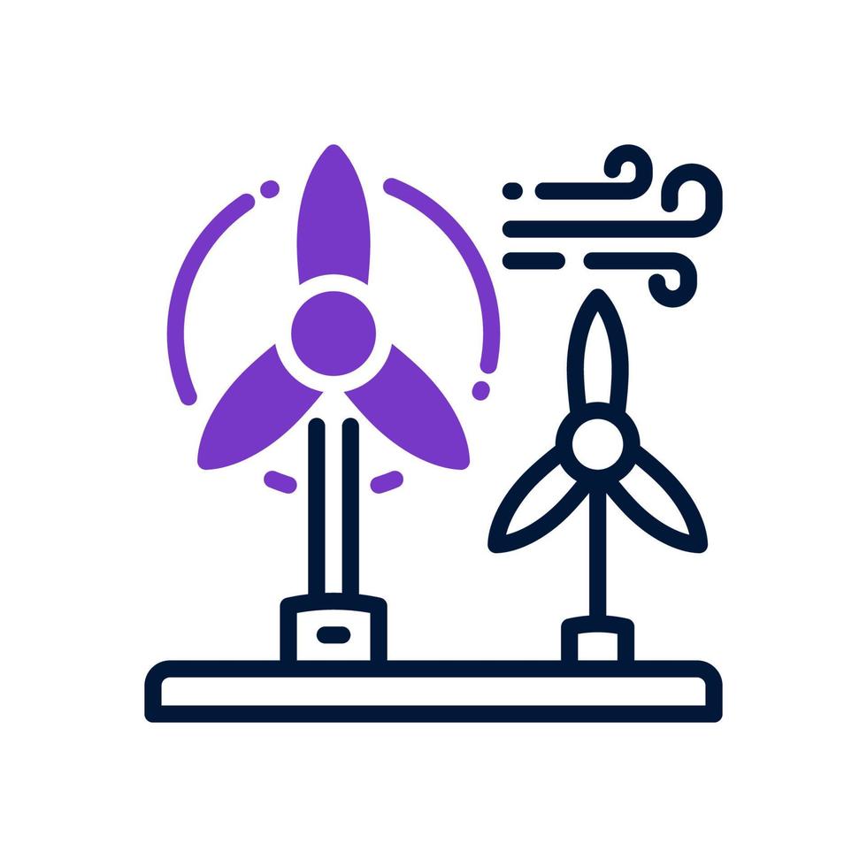 icono de turbina para su sitio web, móvil, presentación y diseño de logotipo. vector