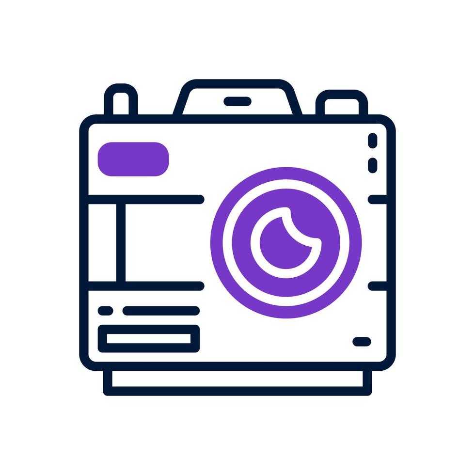 photo camera icon for your website, mobile, presentation, and logo design. vector