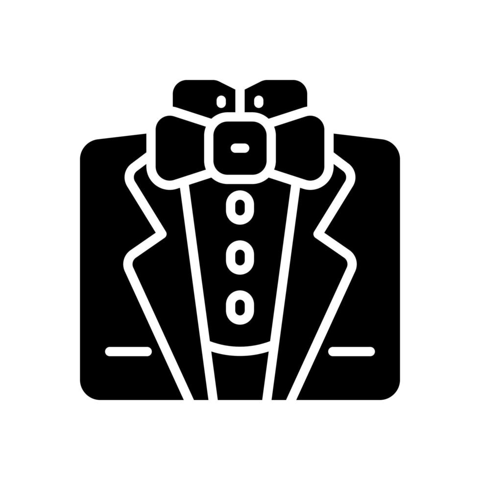 tuxedo icon for your website, mobile, presentation, and logo design. vector