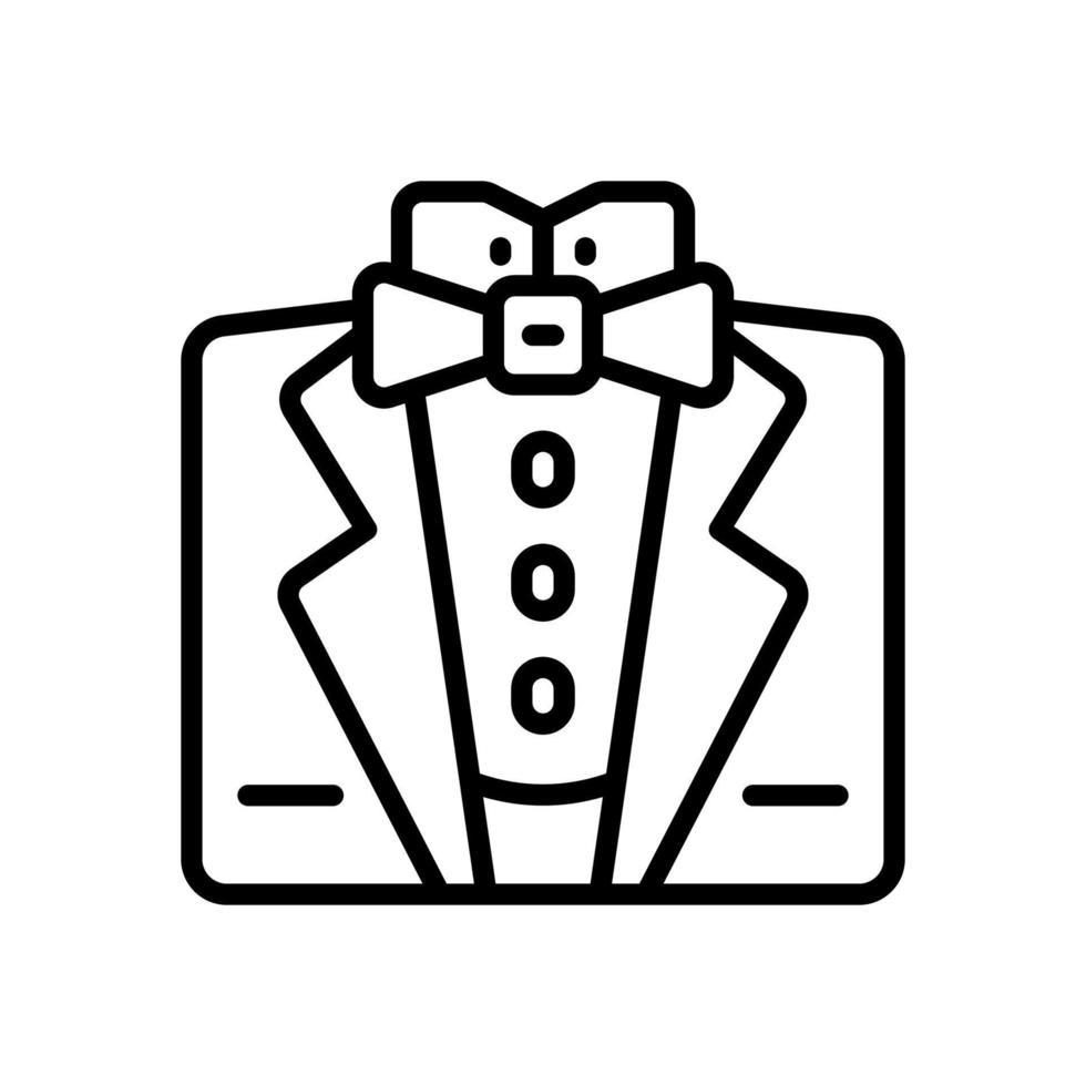 tuxedo icon for your website, mobile, presentation, and logo design. vector