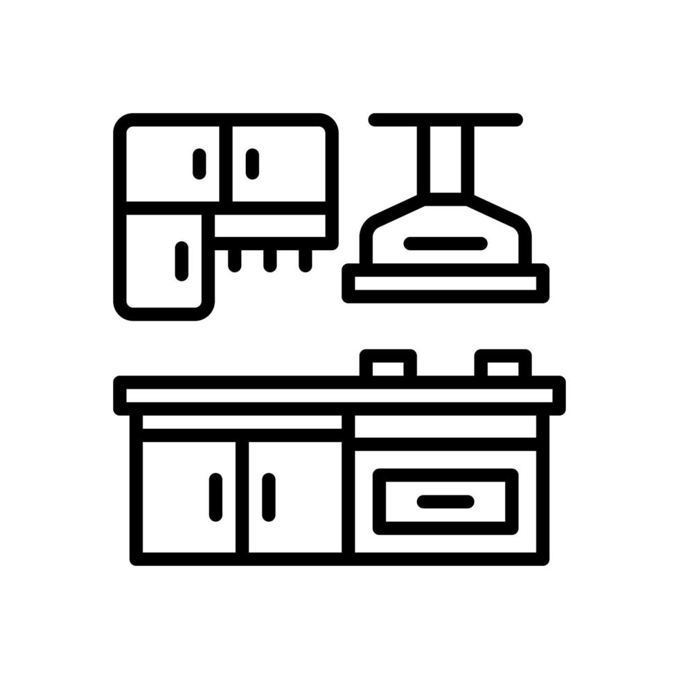 icono de cocina para su sitio web, móvil, presentación y diseño de logotipo. vector