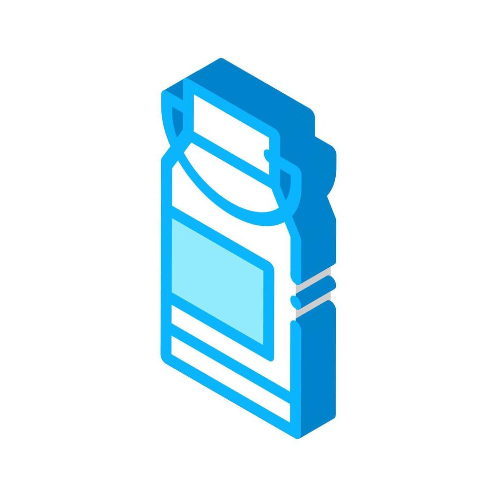 milk can isometric icon vector illustration