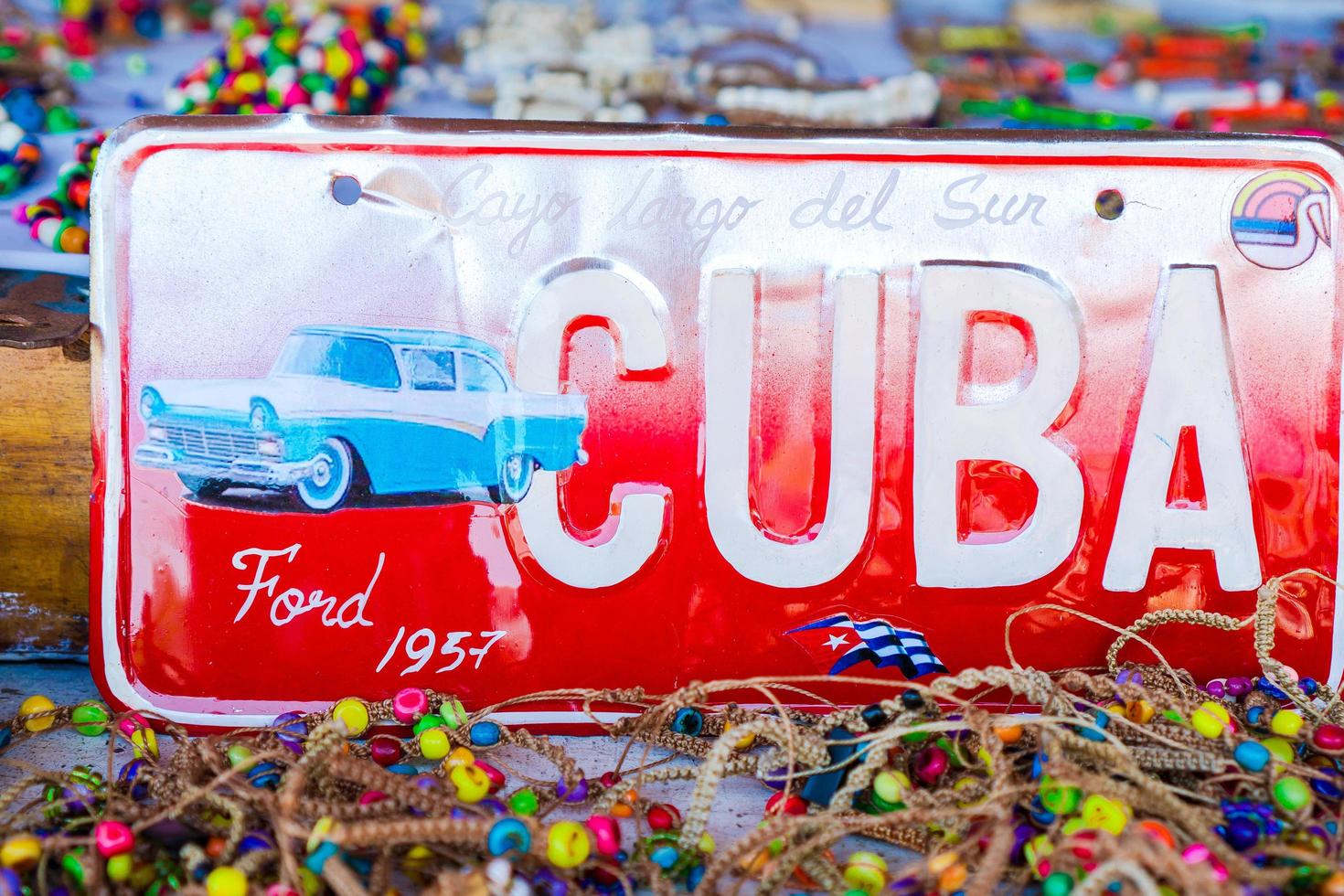 la habana, cuba - 14 de abril de 2017 primer plano del número vintage clásico en el mercado en la habana vieja, cuba. t foto