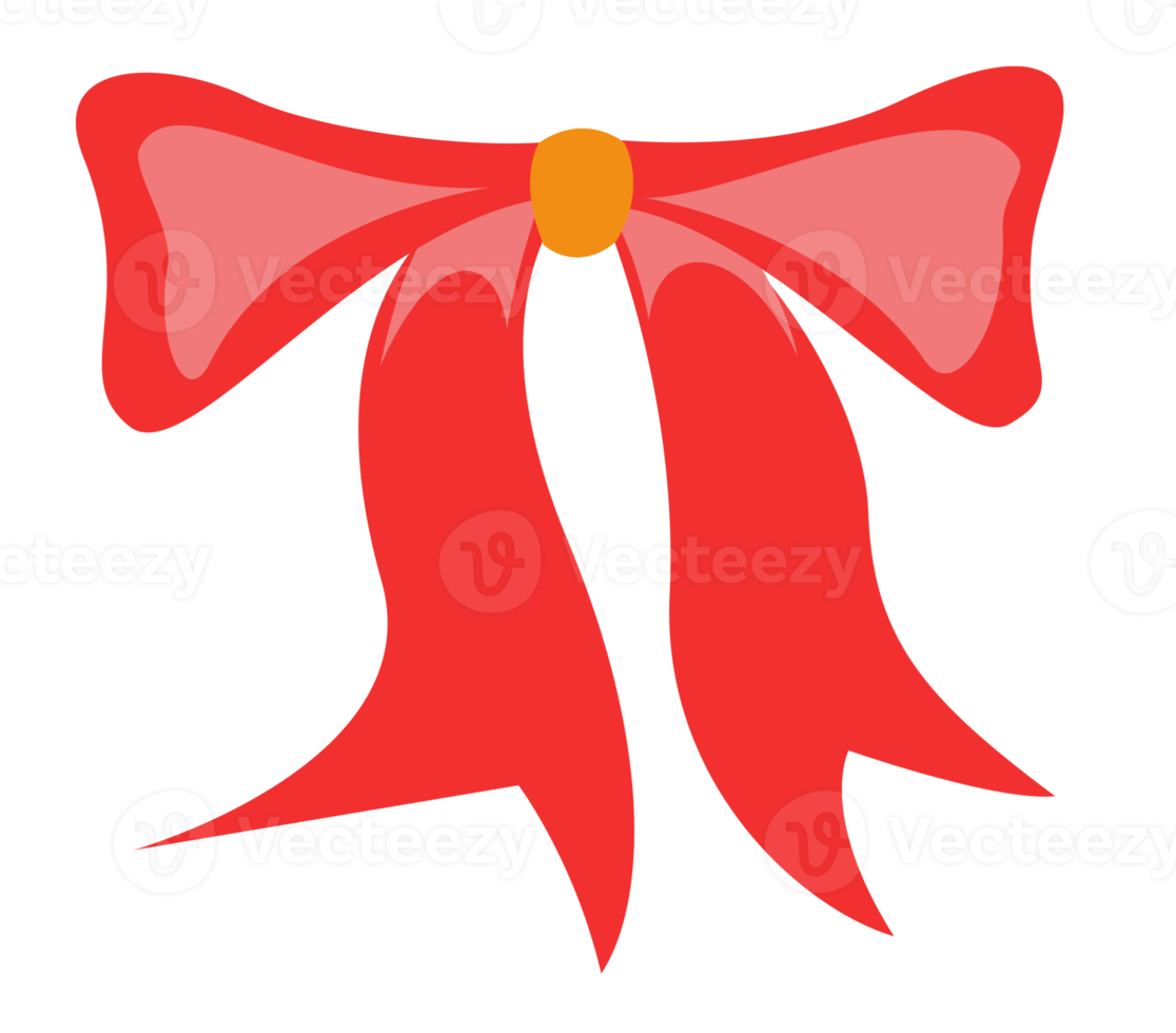 red ribbon bow png