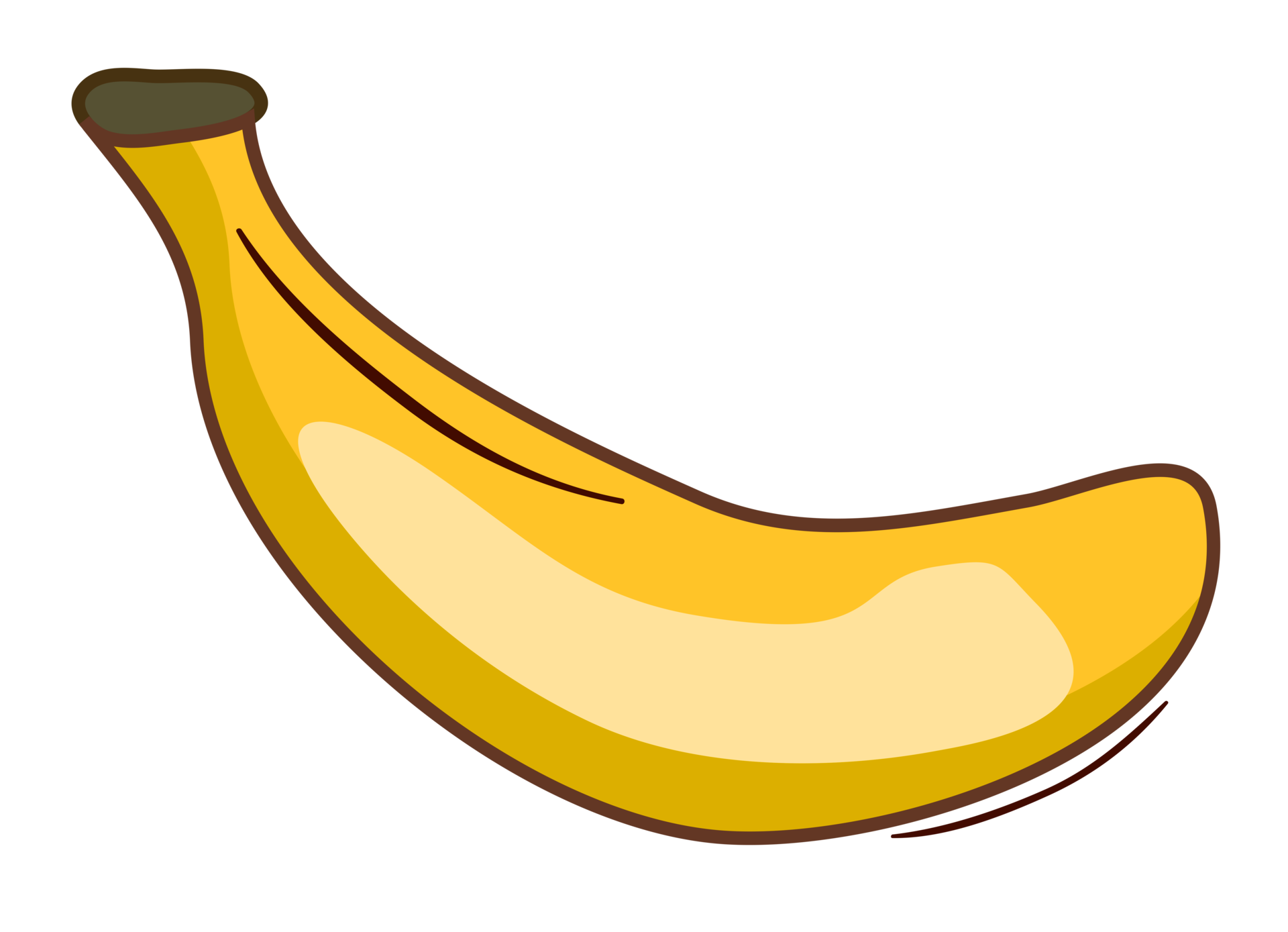 yellow banana isolated 18062352 PNG
