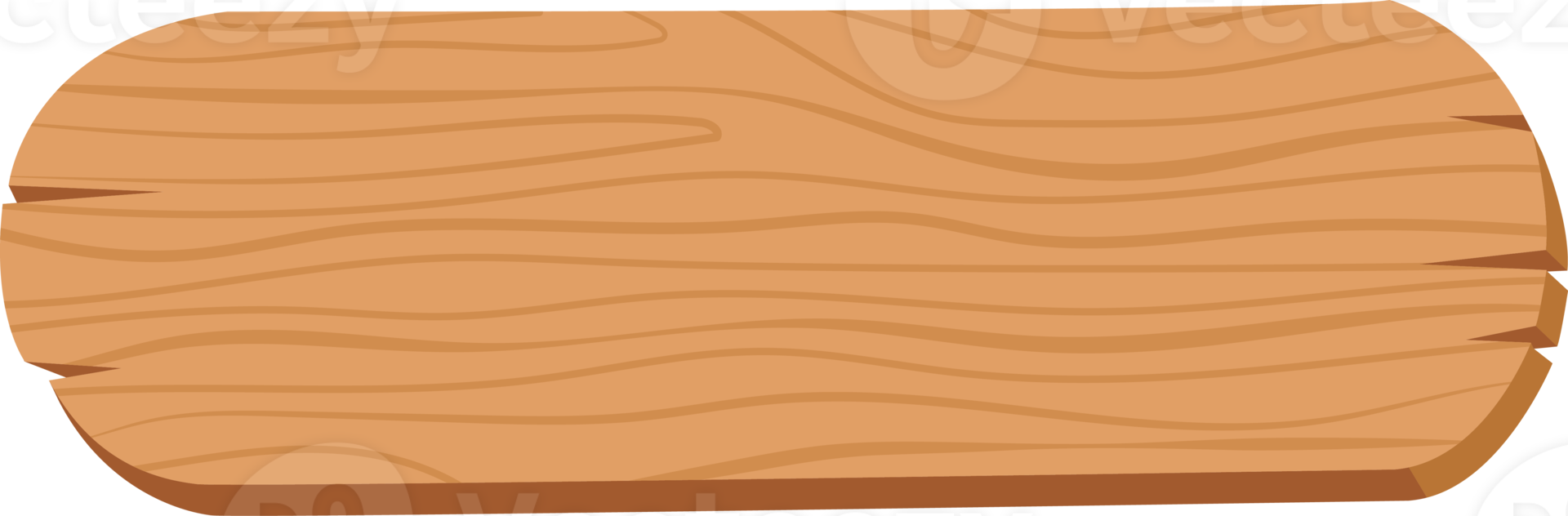 bannière de badge en bois, plaque de planche de bois png