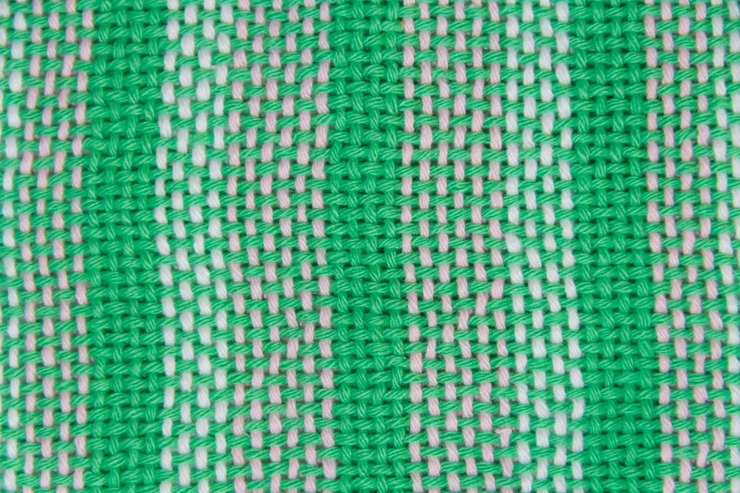 woven texture background on loom photo