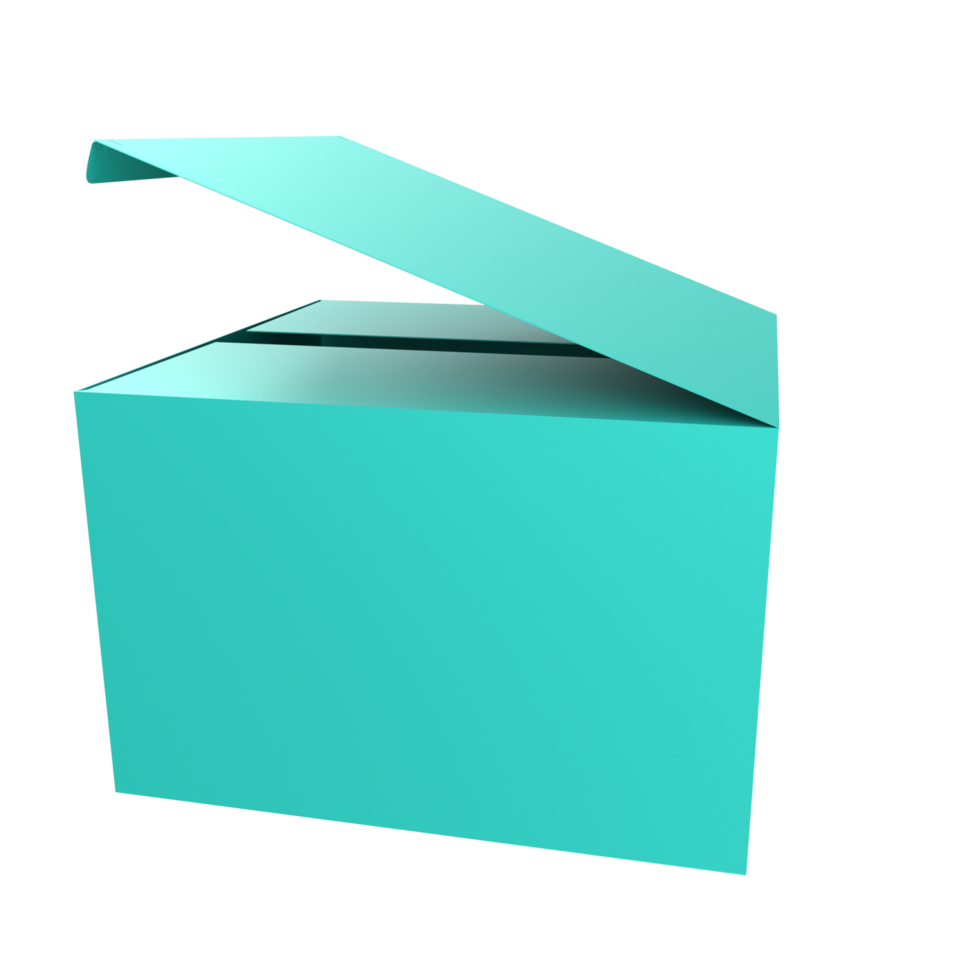 Product box isolated on background png