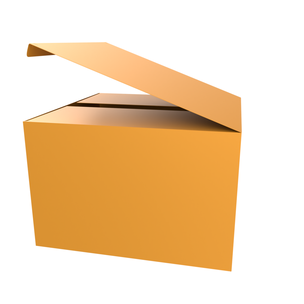 Product box isolated on background png