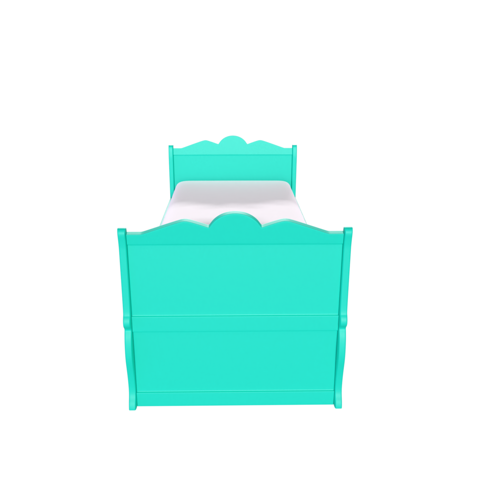 3D Rendering Of Child Bed png