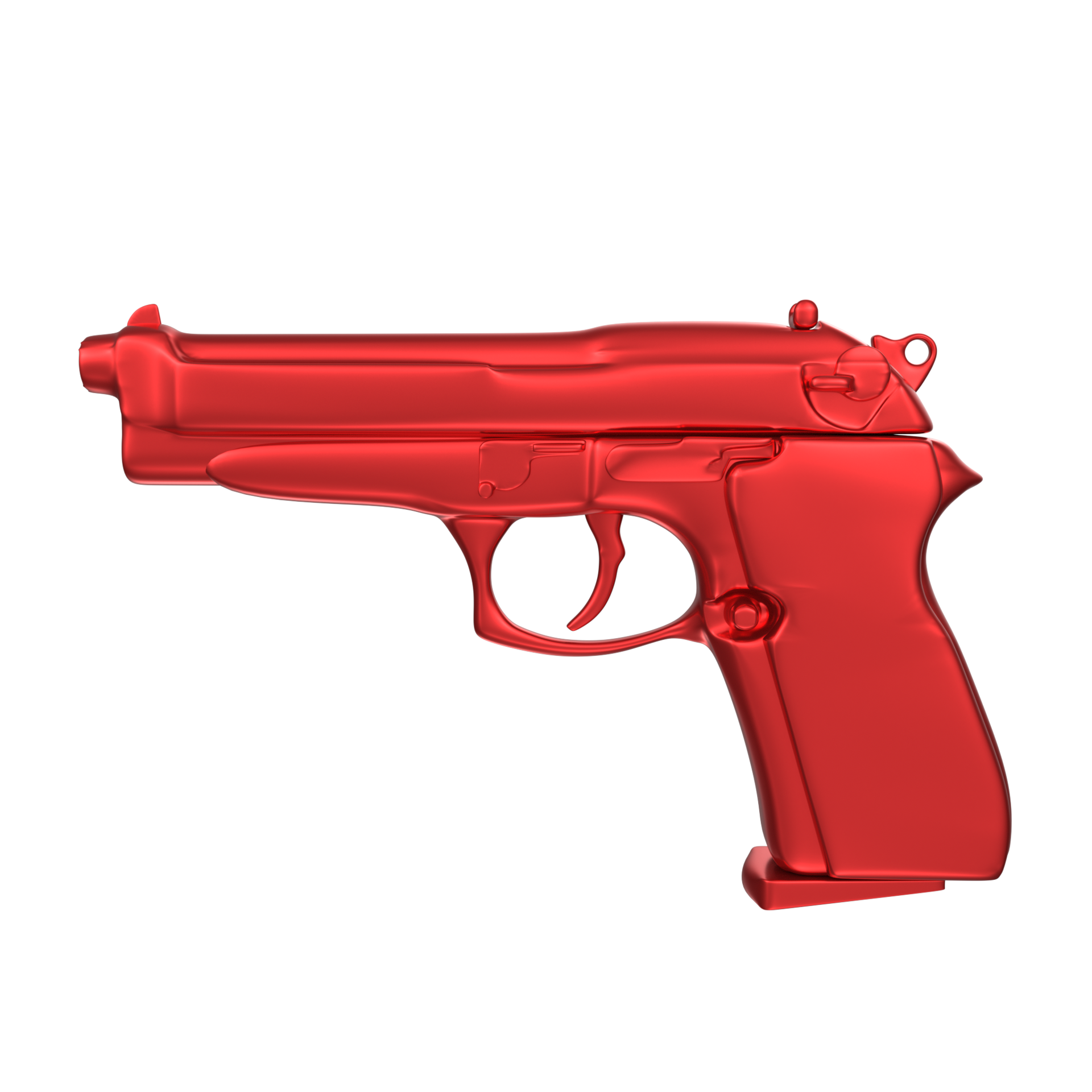 3D Rendering Of Pistol Gun 18065249 PNG