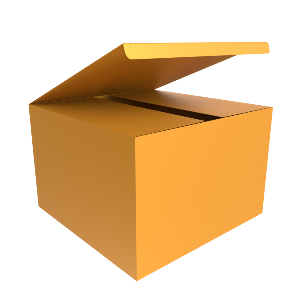 Product box isolated on background png