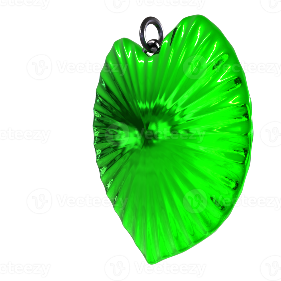 3D Rendering Of Love Necklace png