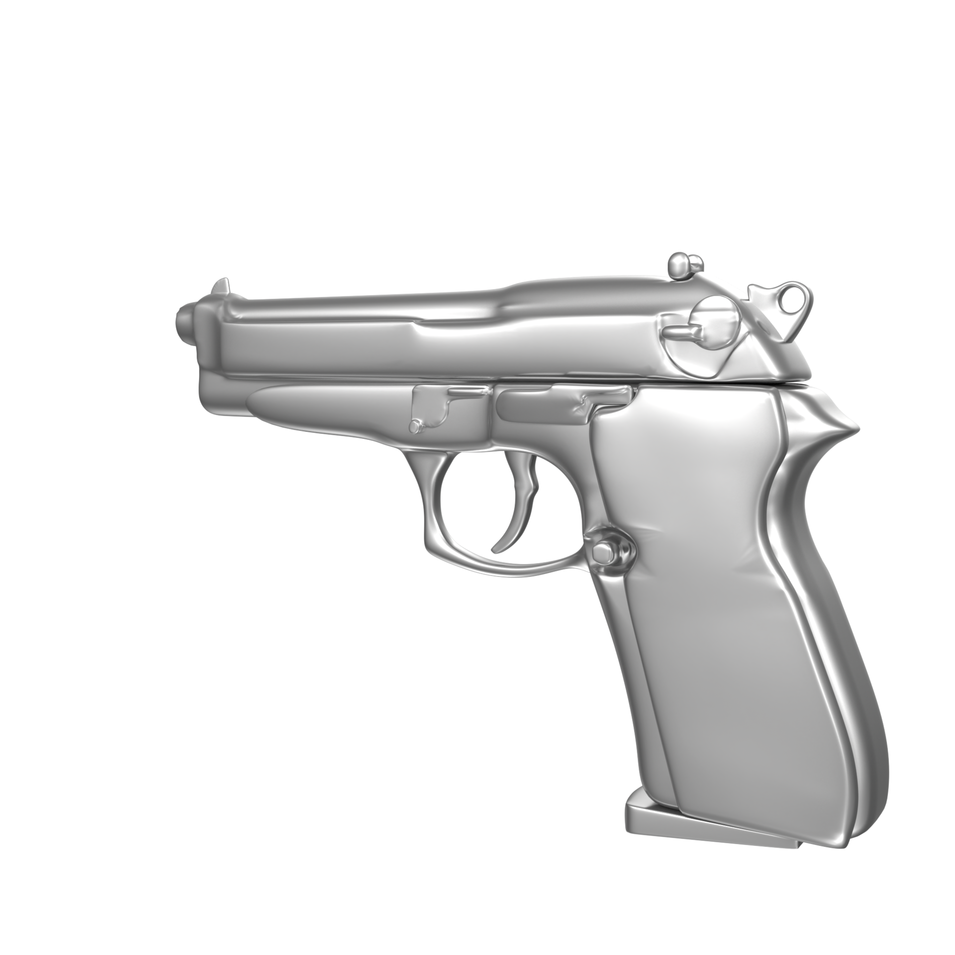 Rendu 3D du pistolet 18065440 PNG