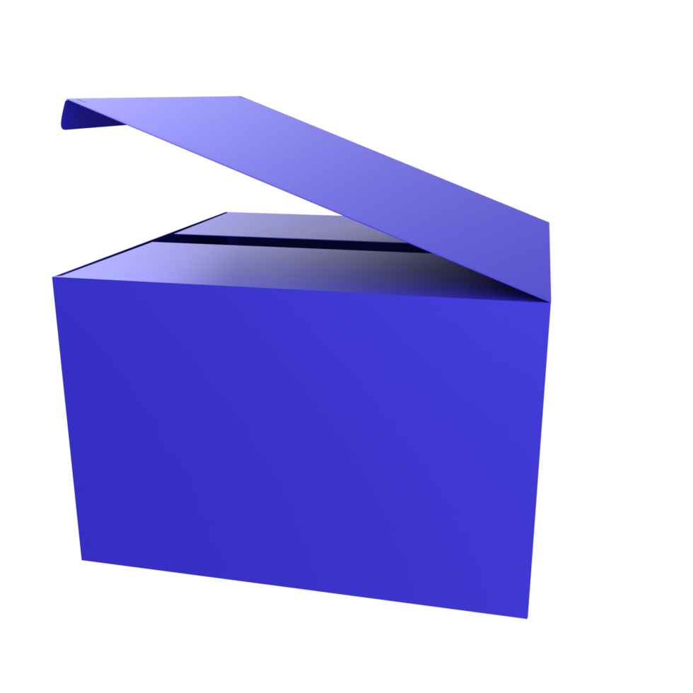 Product box isolated on background png