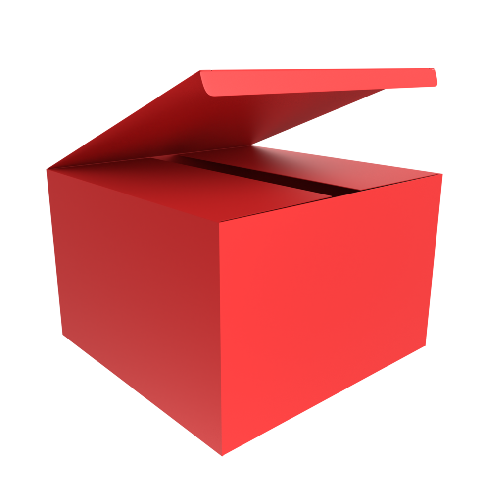 Product box isolated on background png