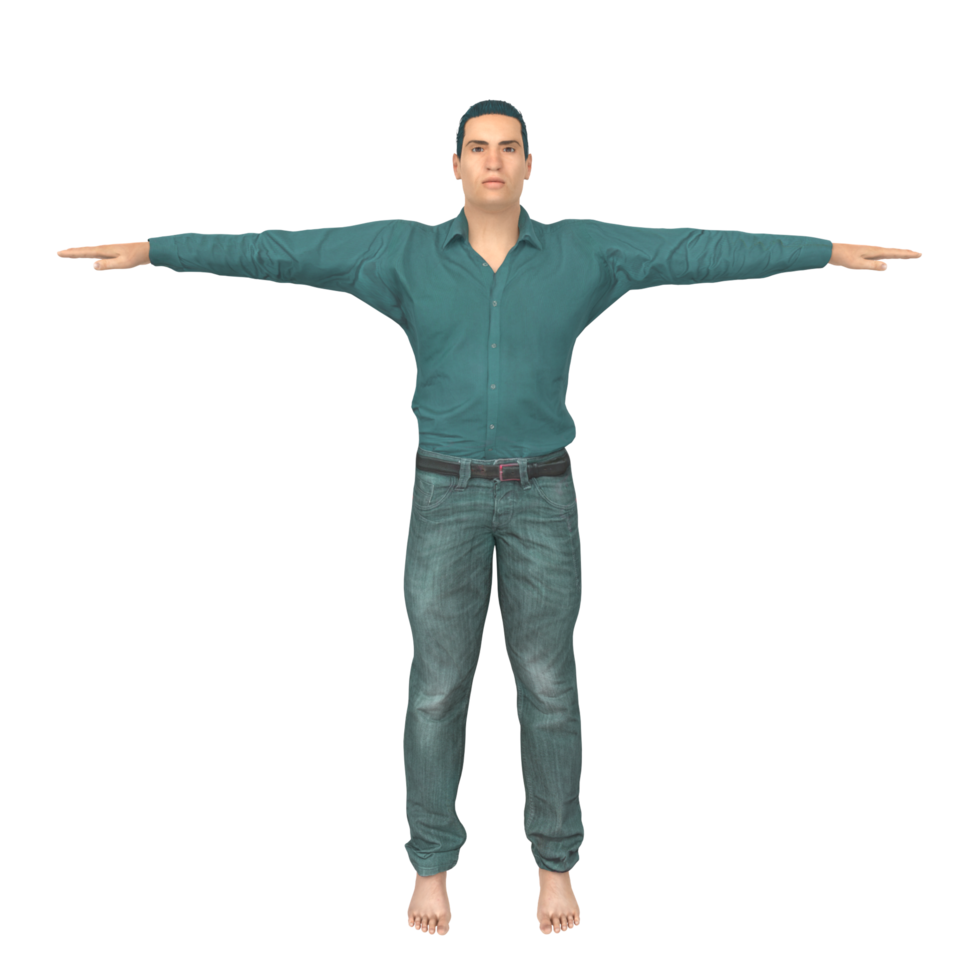 hombre aislado en transparente png