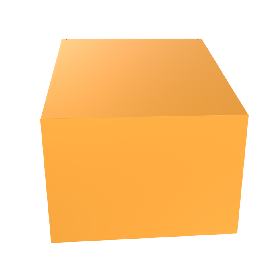 Product box isolated on background png