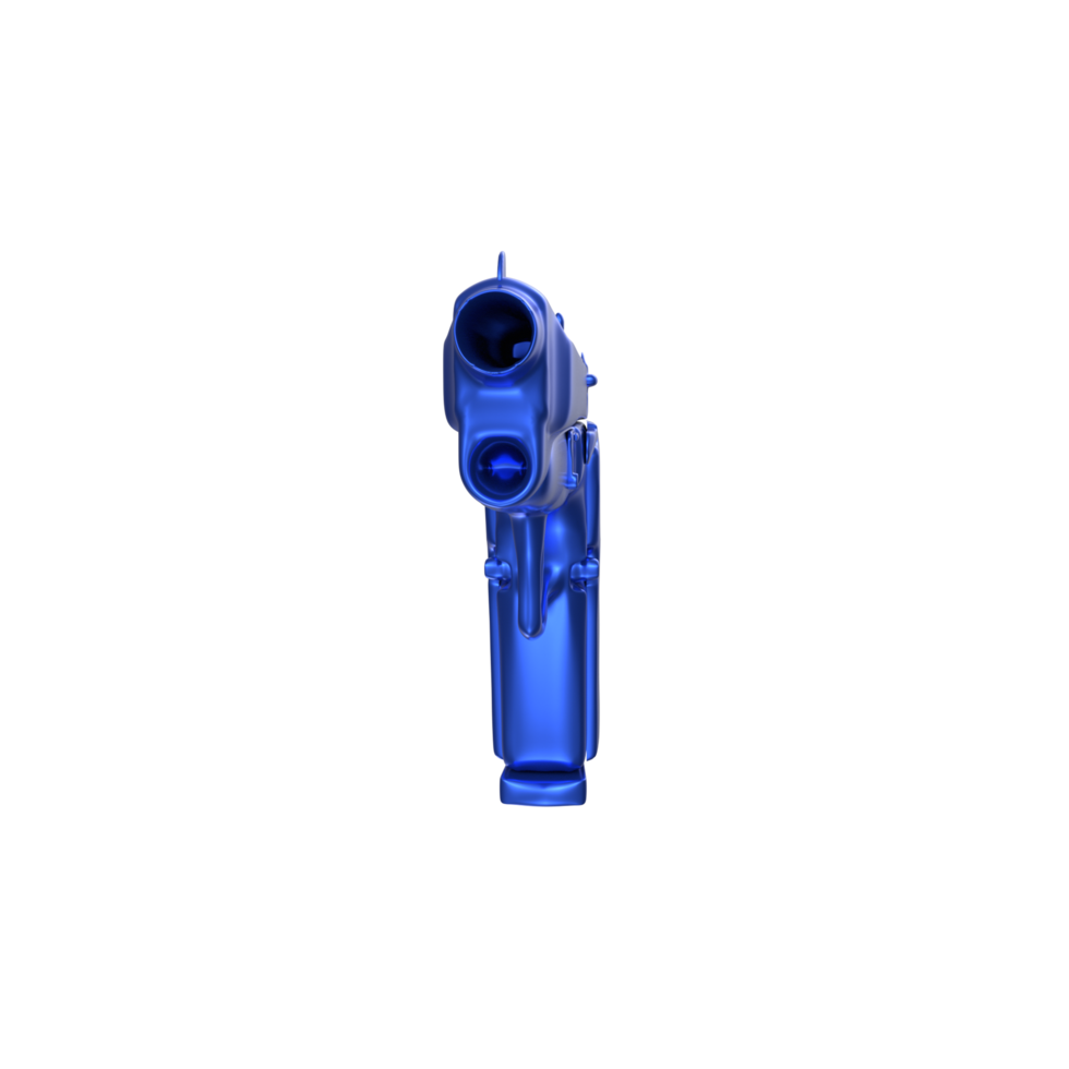 3D Rendering Of Pistol Gun png