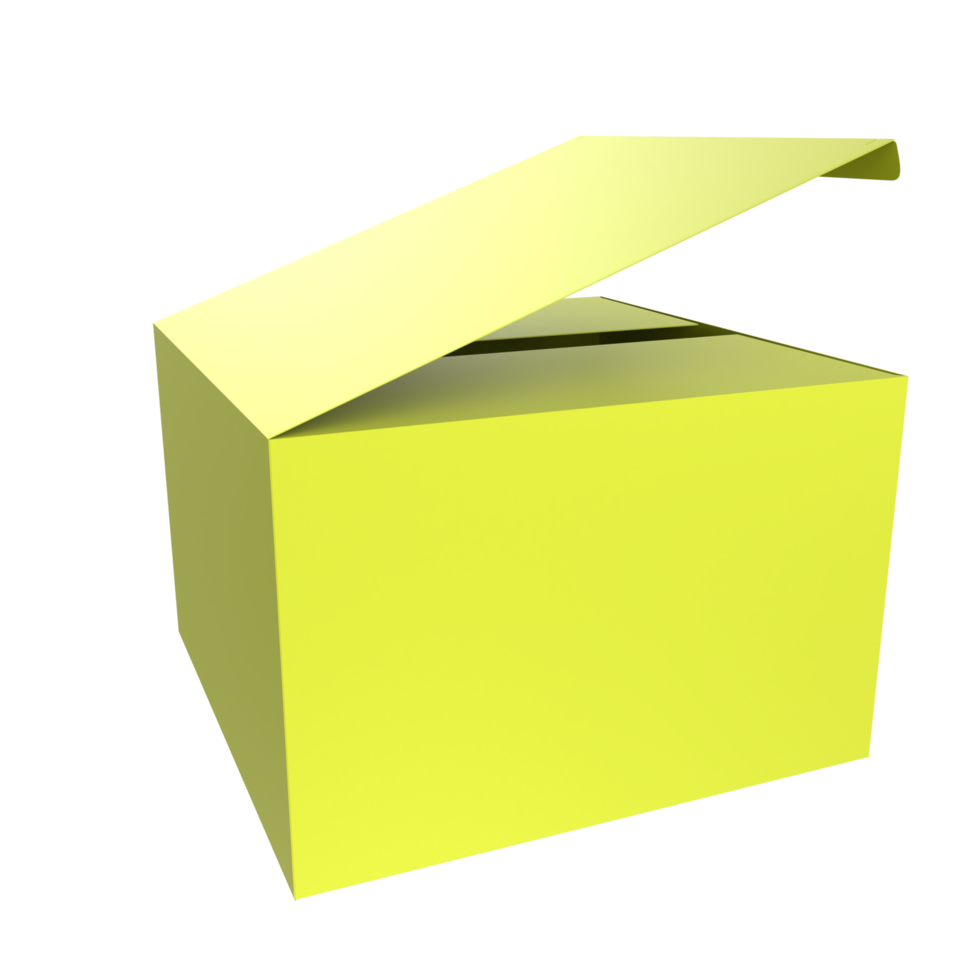 Product box isolated on background png