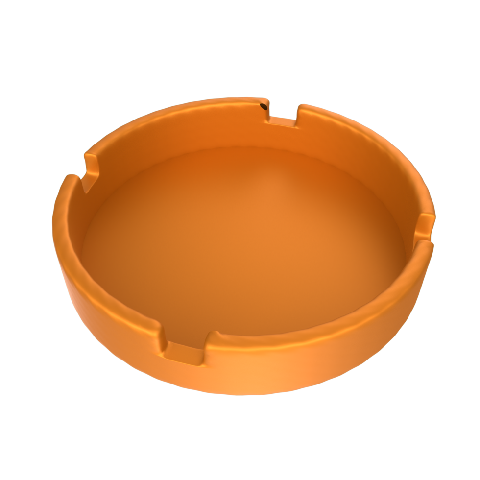 Ashtray isolated on transparent png