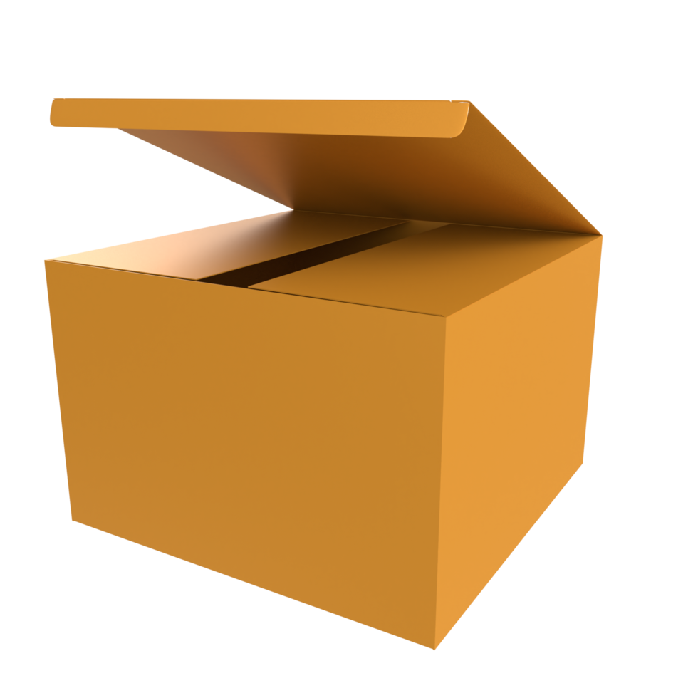 Product box isolated on background png