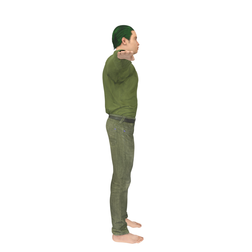 homem isolado em transparente png