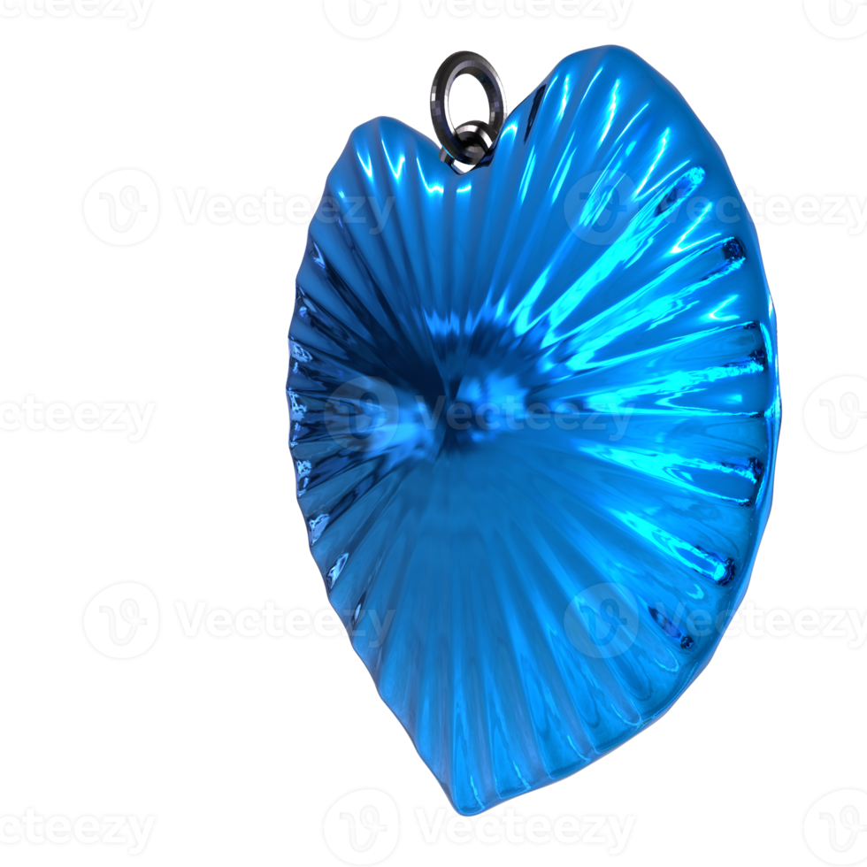 3D Rendering Of Love Necklace png