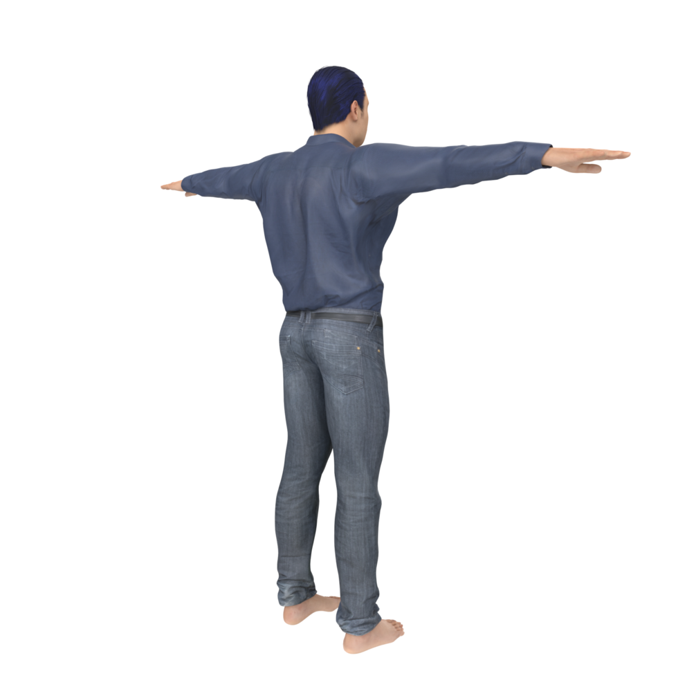 homme isolé sur transparent png