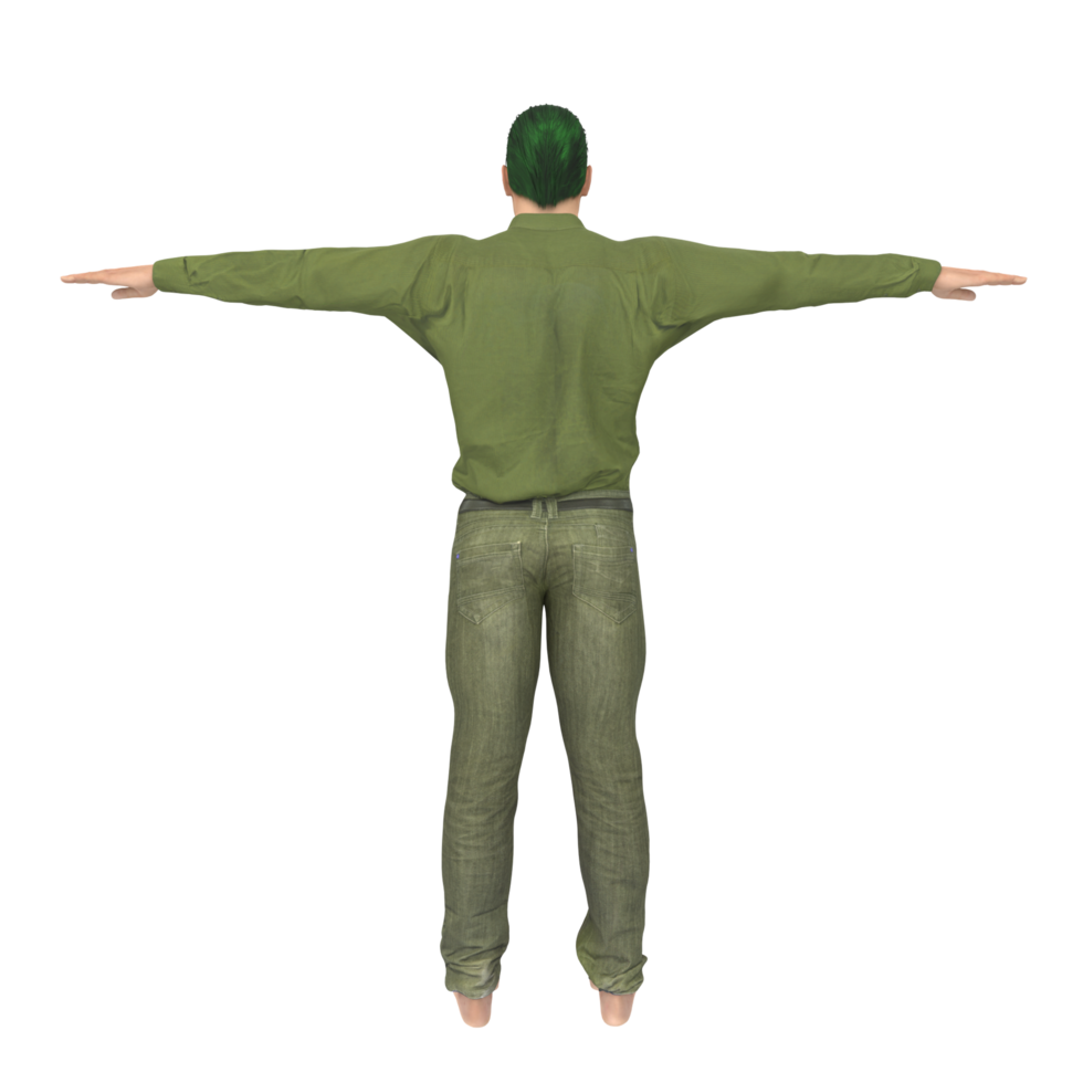 hombre aislado en transparente png