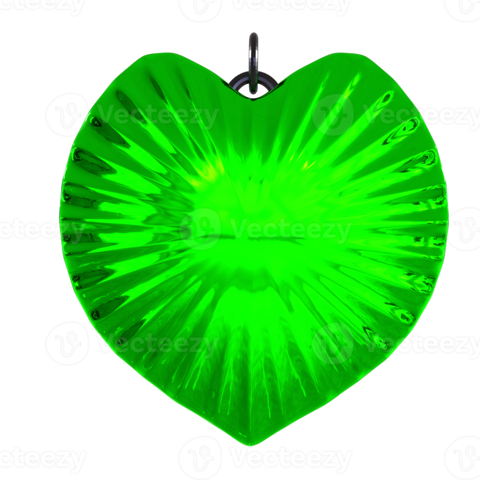 3D Rendering Of Love Necklace png