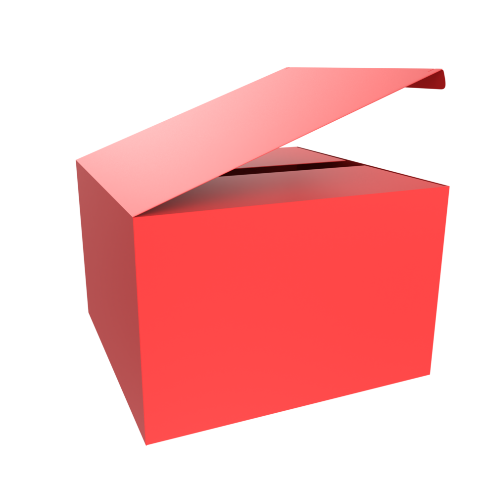 Product box isolated on background png