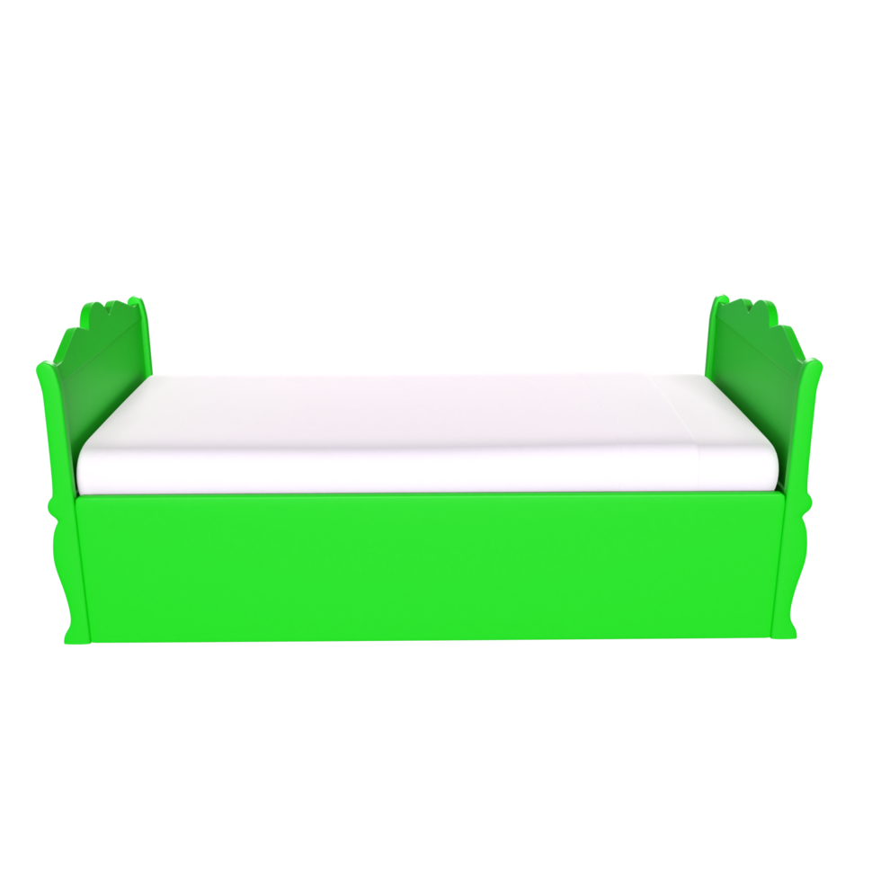 3D Rendering Of Child Bed png