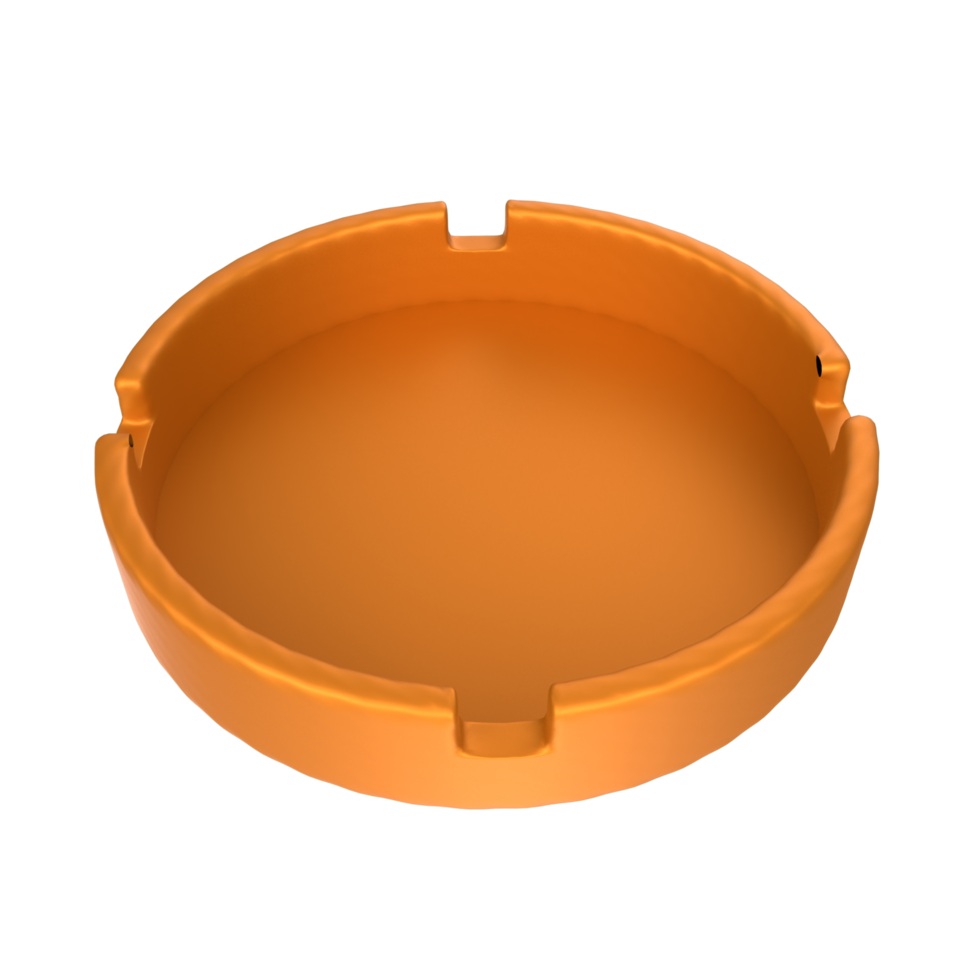 Ashtray isolated on transparent png