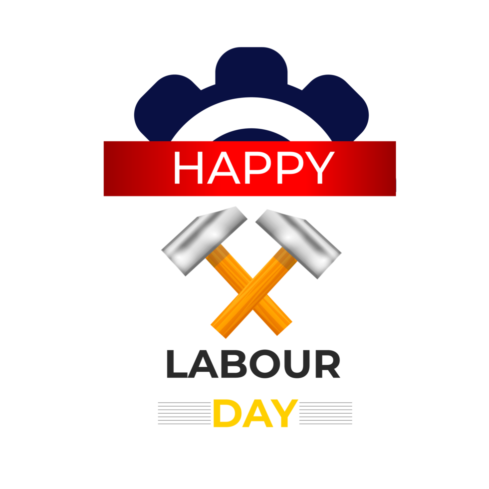 1st may happy international labour day man holding working instrument png