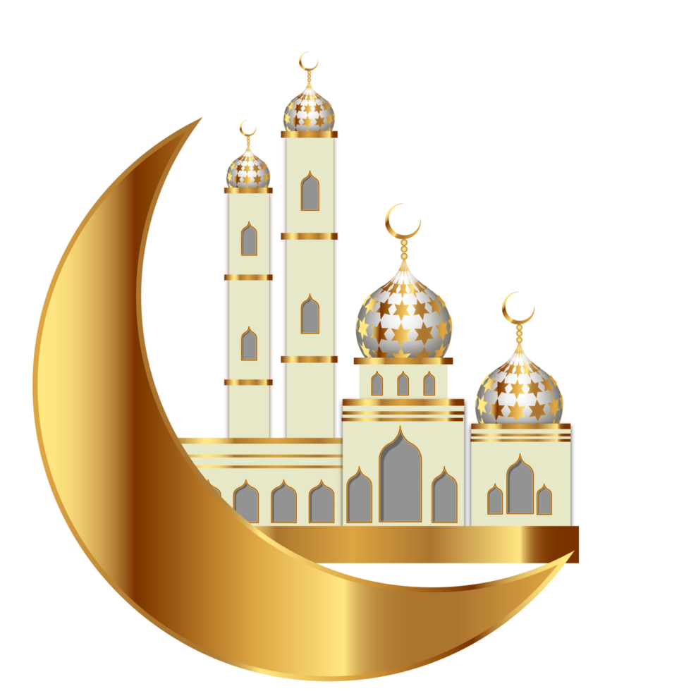 mosque design for eid al fitr eid mubarak decoration png