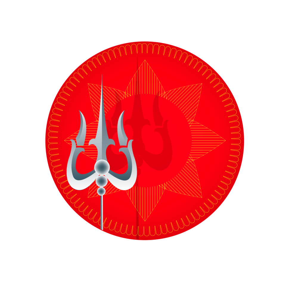 shiv lingam design för maha shivratri festival kort png