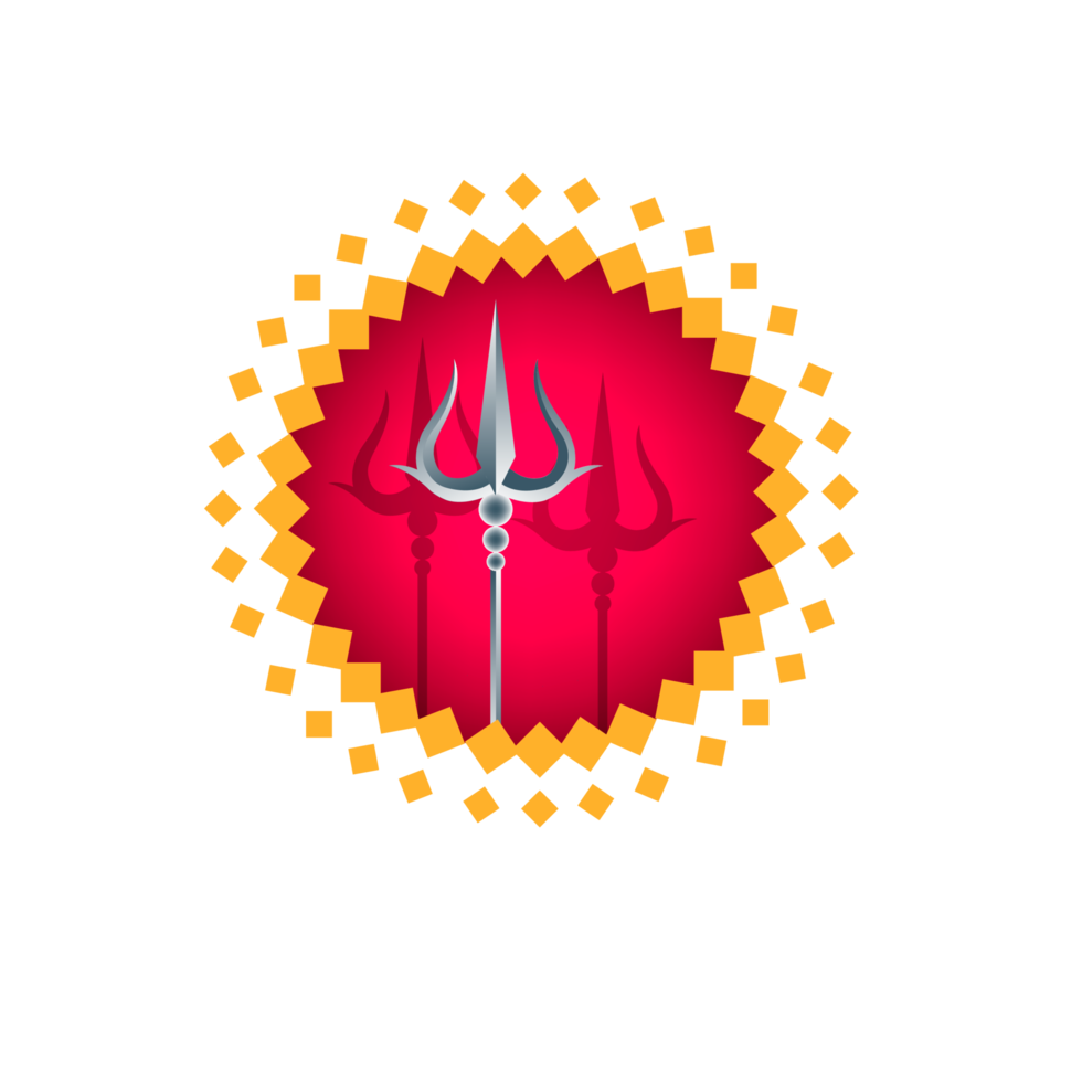 shiv lingam design per maha shivratri Festival carta png