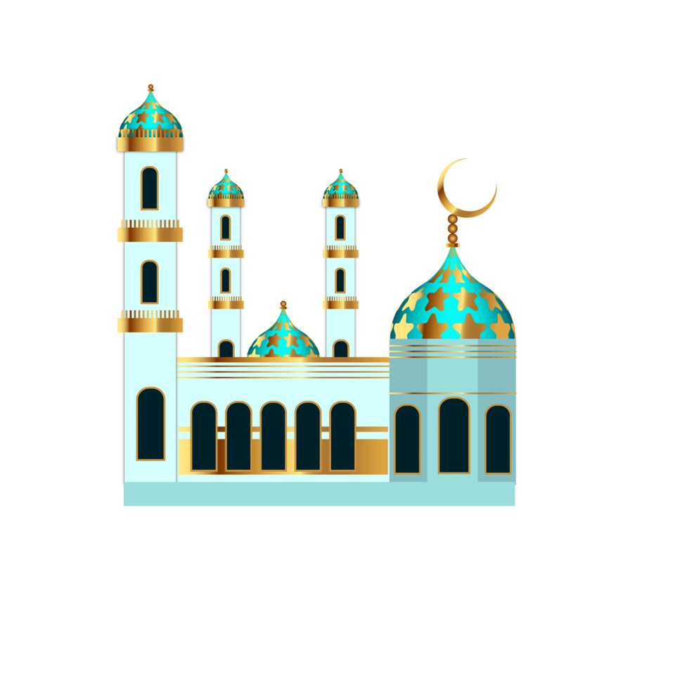 moschea design per eid al Fitr eid mubarak decorazione png