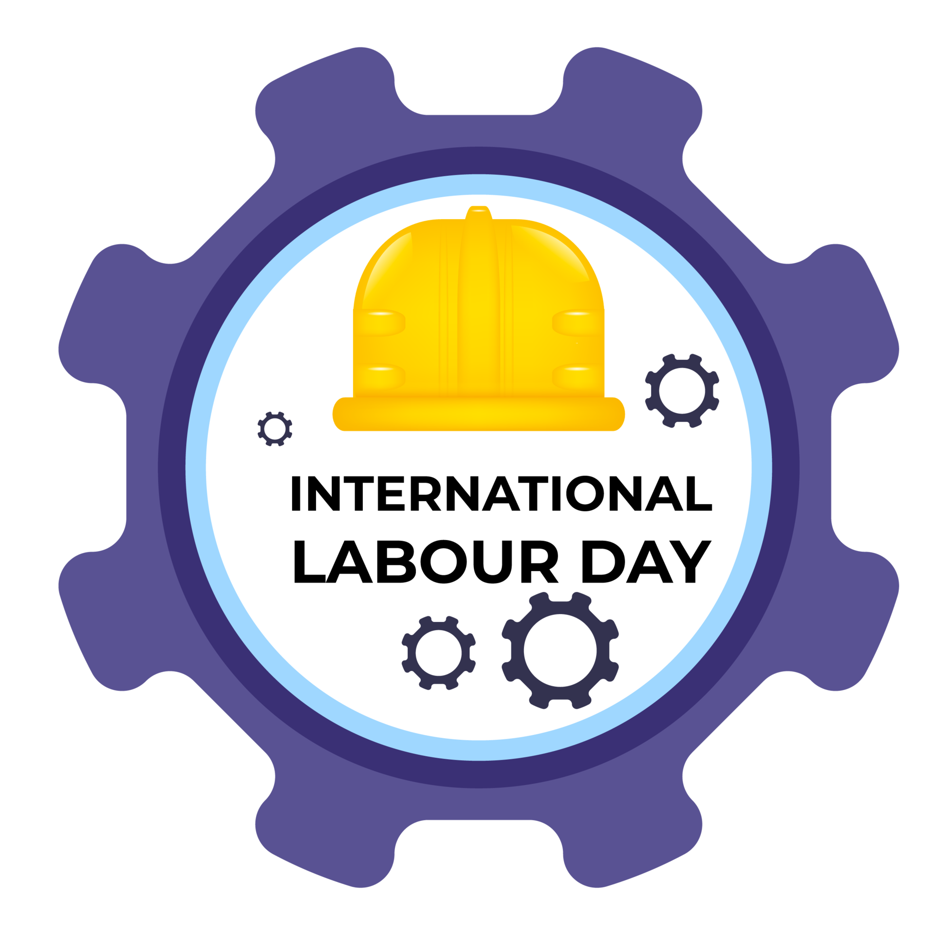 1st may happy international labour day man holding working instrument