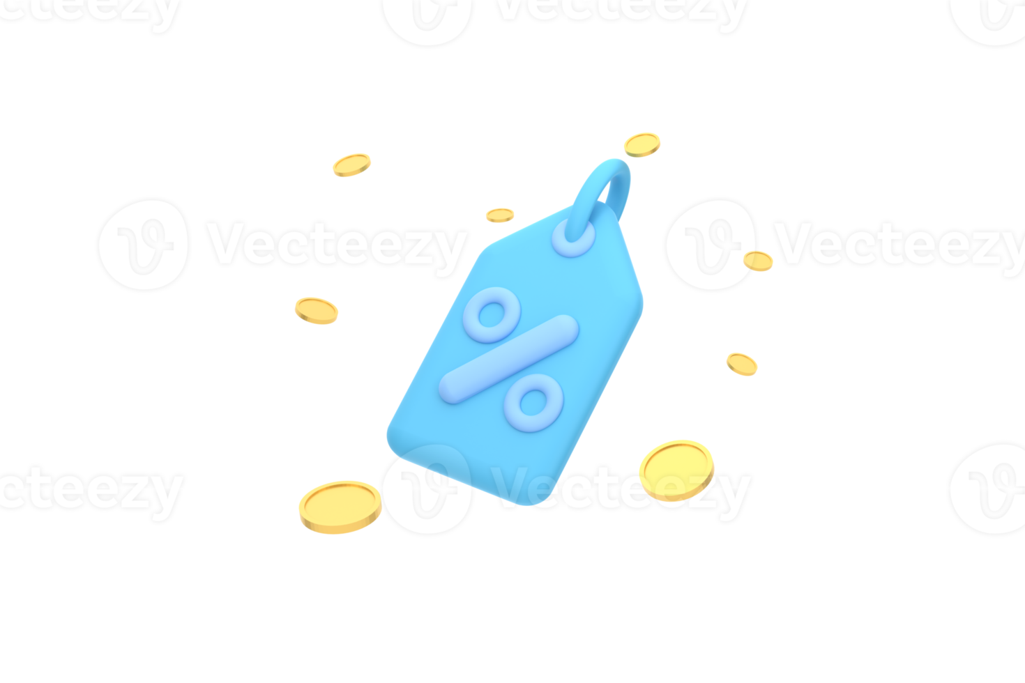 3d. cupom de desconto de preço de etiqueta de dinheiro para uso. preço de oferta especial png