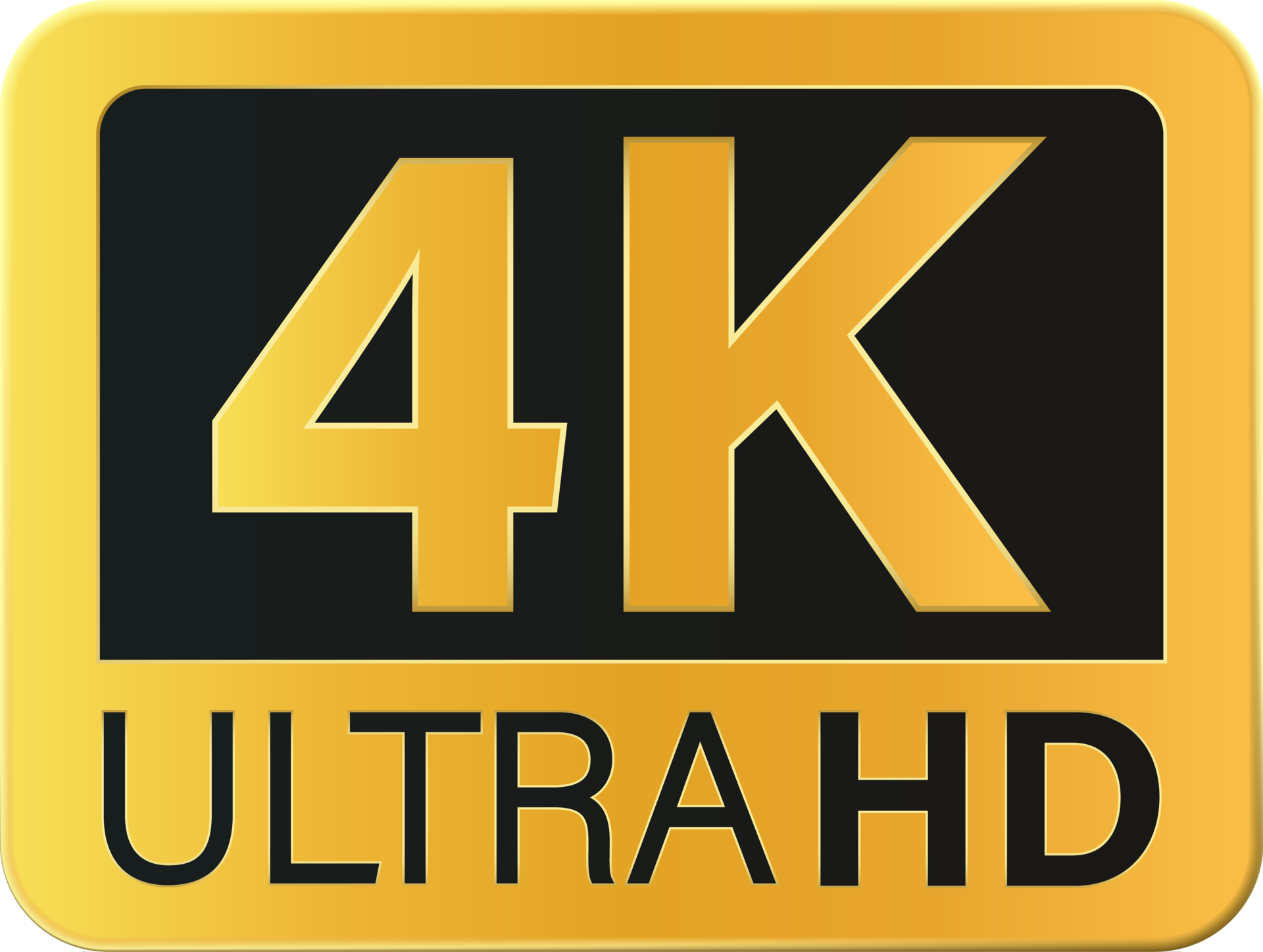 4k Ultra Hd Resolution Sign Icon 18107397 Png