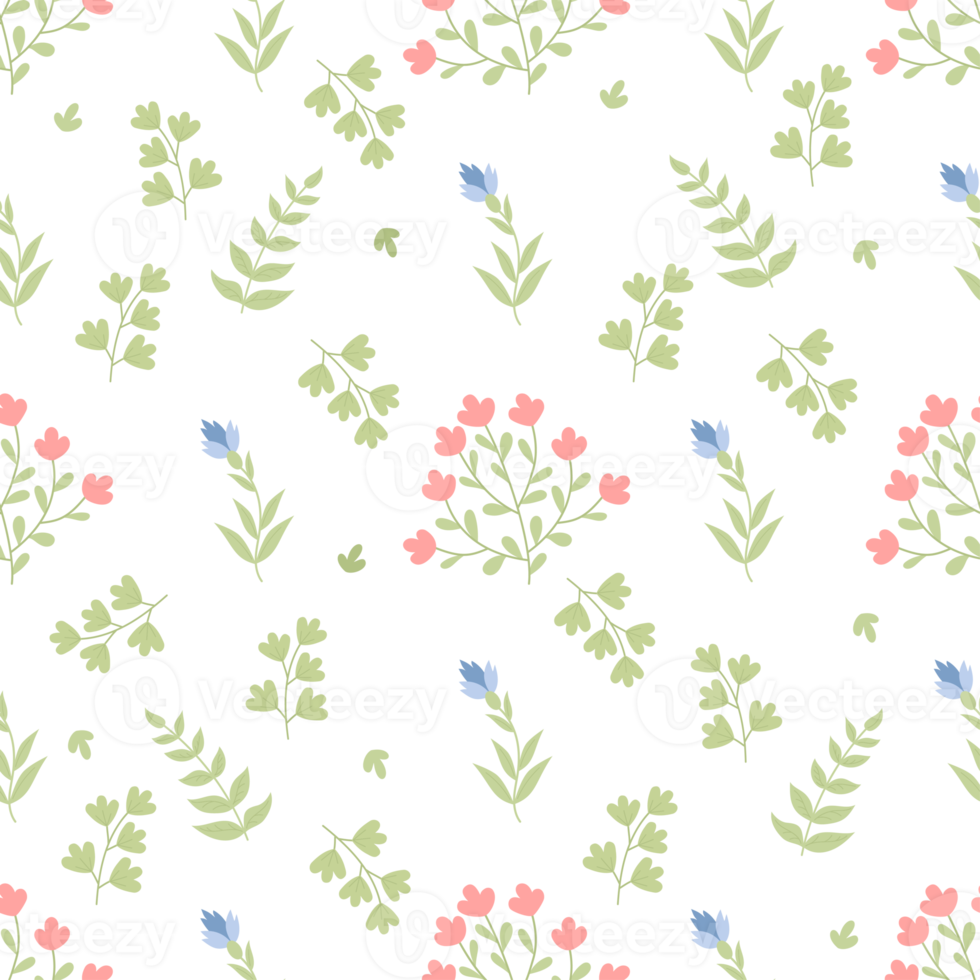 Floral seamless pattern png