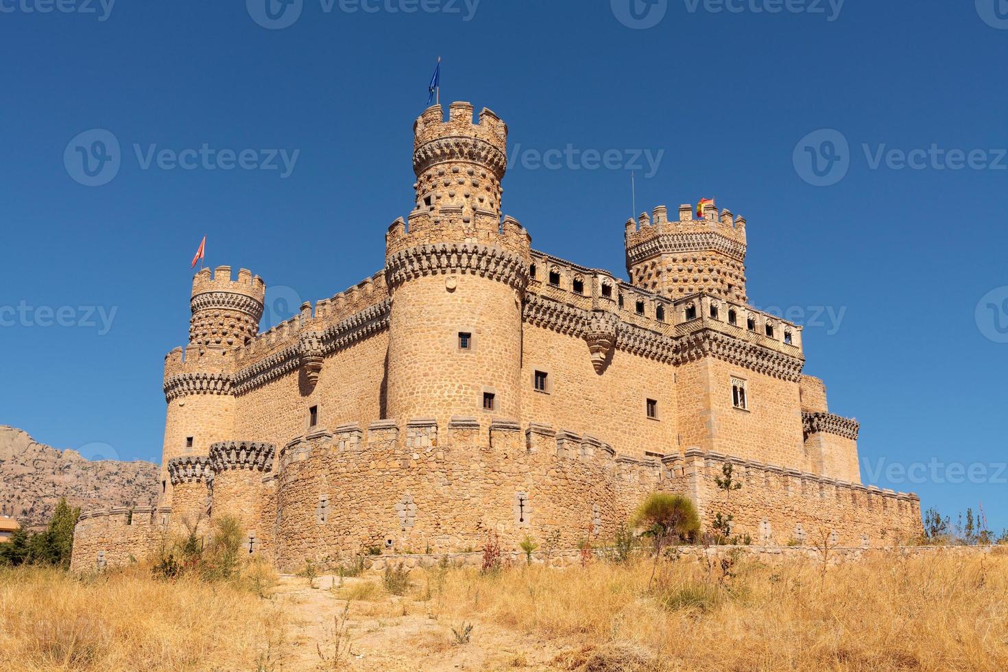 castillo de manzanares el real, españa foto